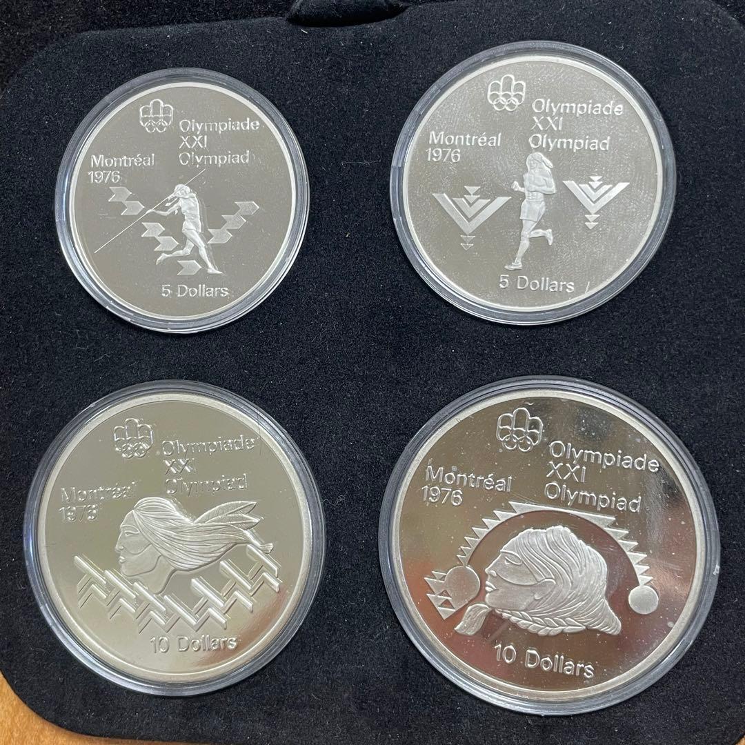 美品】1976年モントリオール オリンピック記念銀貨4枚セット - メルカリ