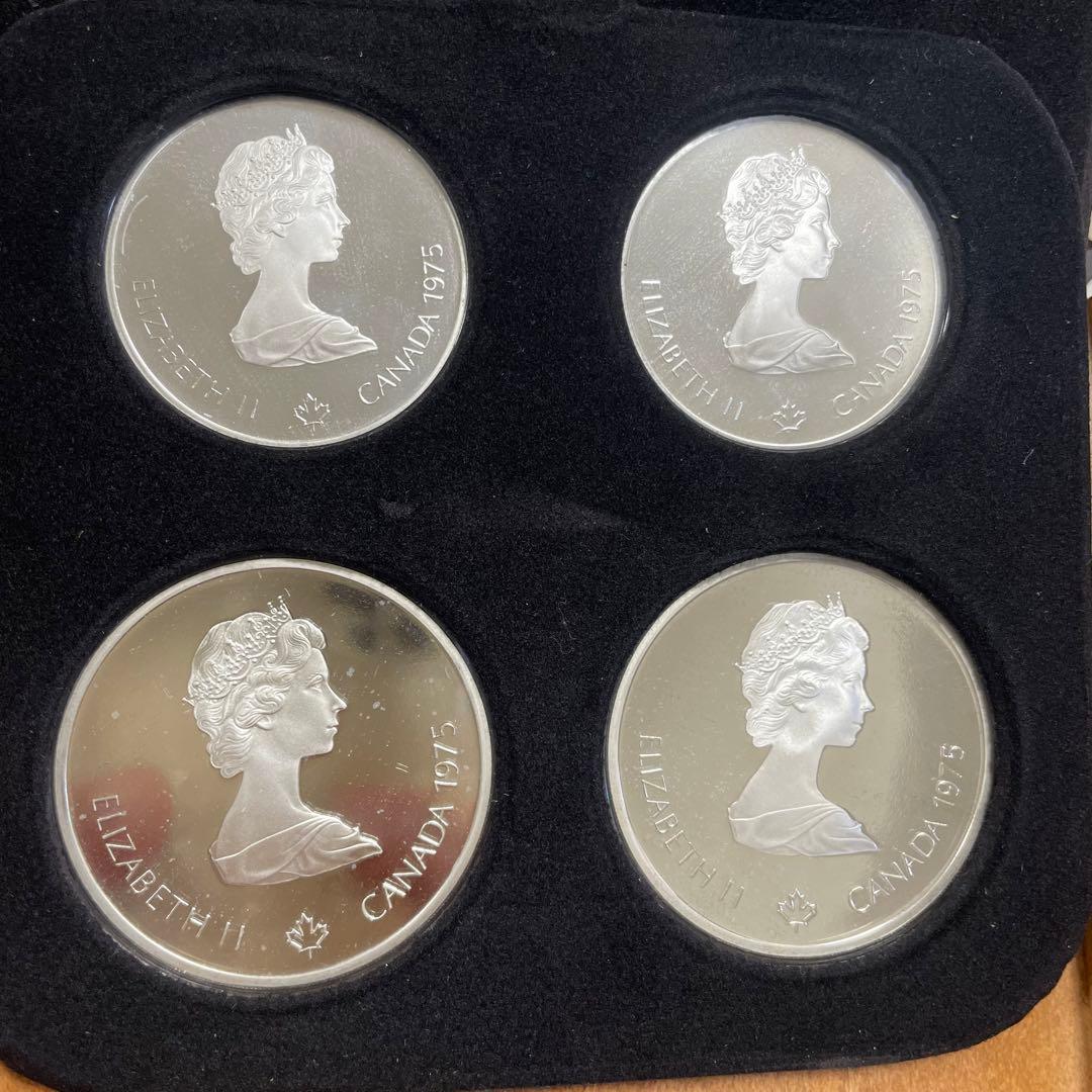 美品】1976年モントリオール オリンピック記念銀貨4枚セット - メルカリ