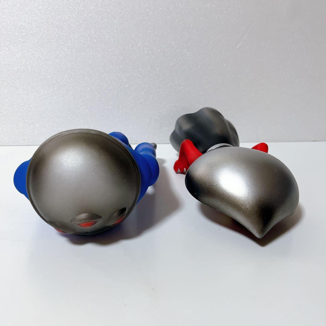 宇宙大作戦 チョコベーダー ソフビ ウンモ星人 3メートルの宇宙人 2個