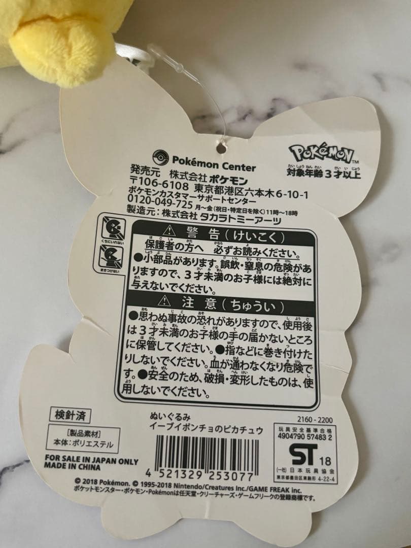 ポケモン Fan of Pikachu ＆ eievui ポンチョ シリーズ