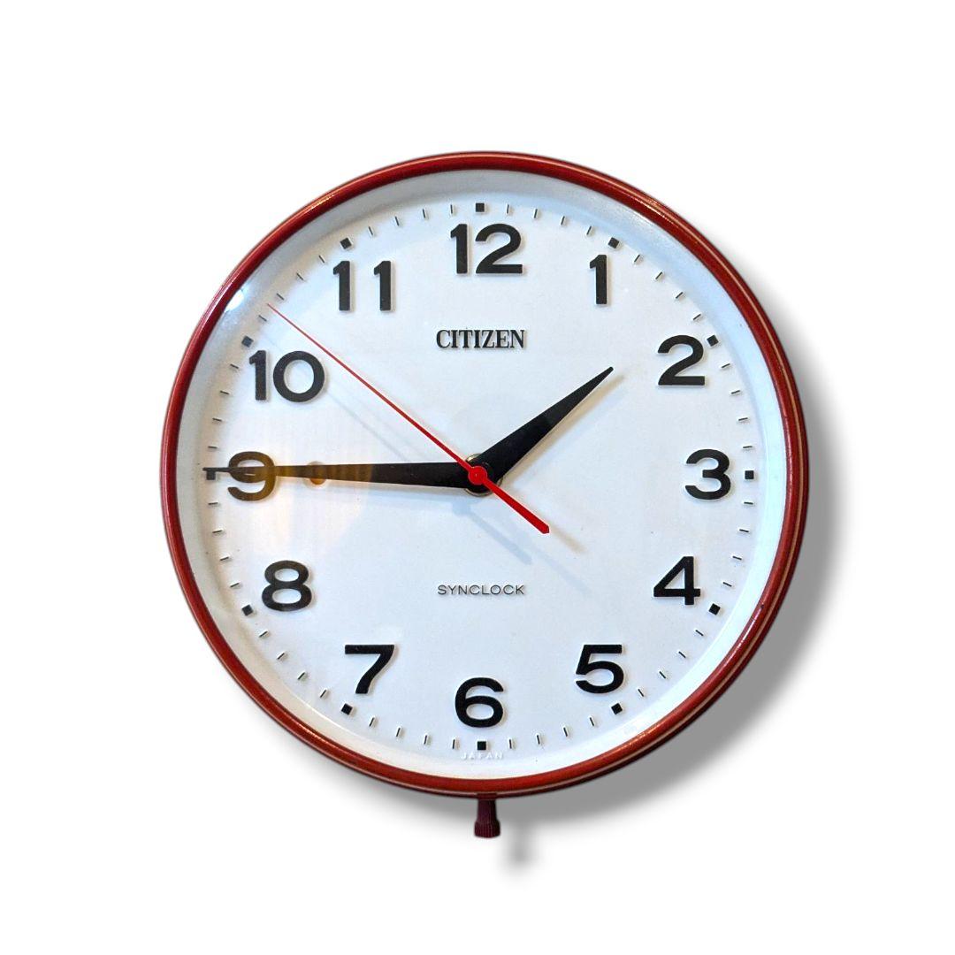 CITIZEN (現シチズン時計)電気式丸時計　昭和40年代中頃　アンティーク