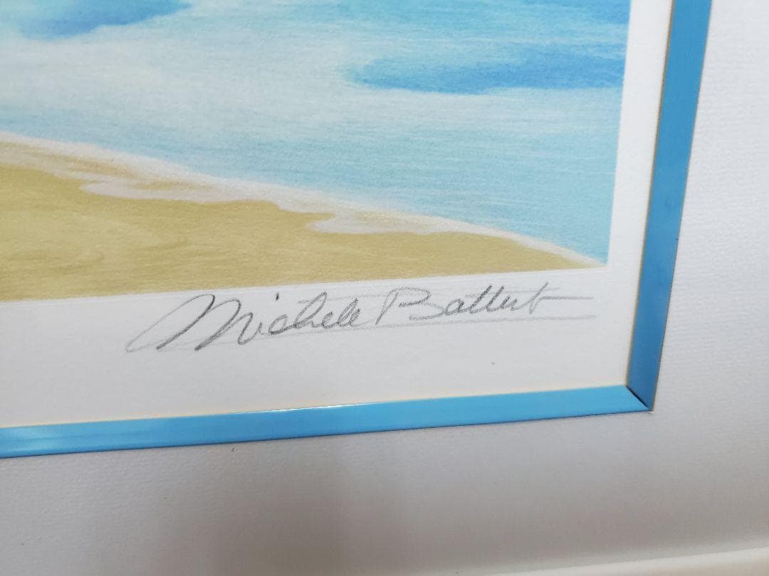 至福の癒やし】ミッシェル・バテュ「バラード」シルクスクリーン 真作