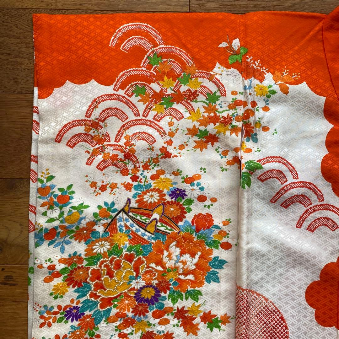 七五三　3歳　正絹