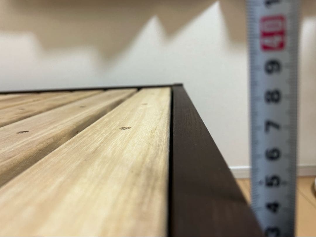 【全国へ発送料込み】木製シングルベッド