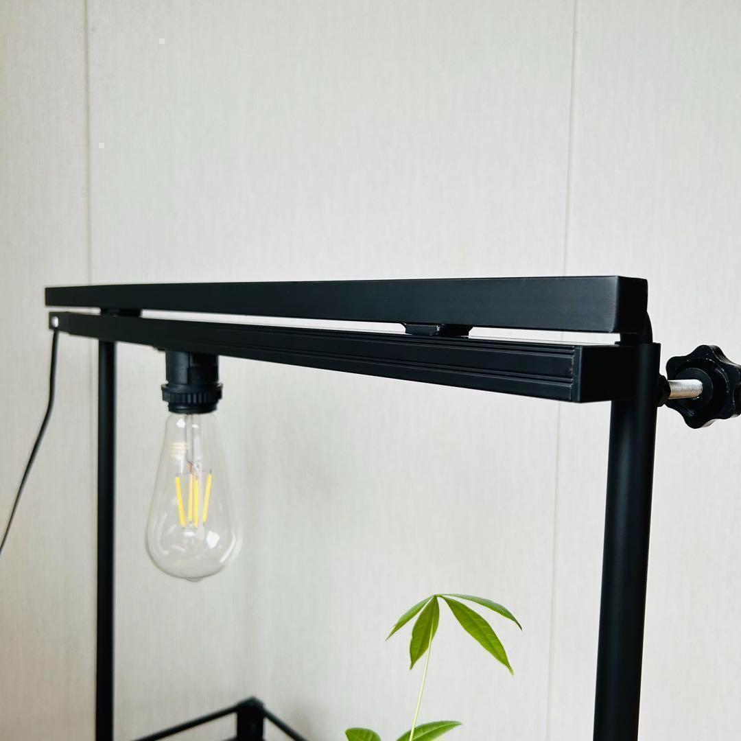 植物棚　シェルフ　アガペーラック　ダクトレール50cm 受け皿