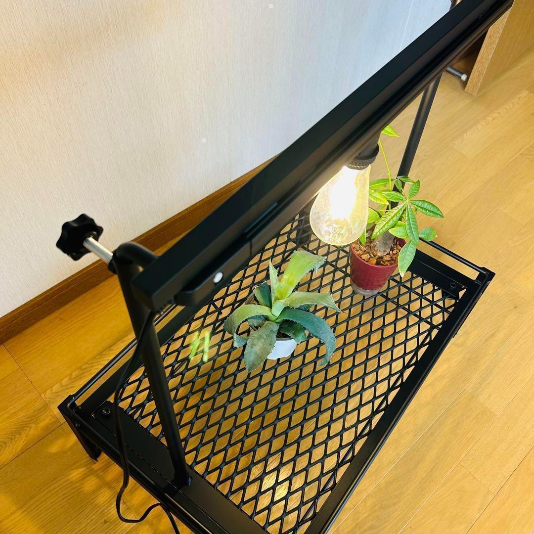 植物棚　シェルフ　アガペーラック　ダクトレール50cm 受け皿