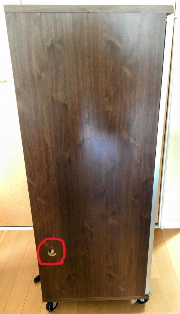 【GG伊頭さん専用】ガラス製オープンシェルフ 4段 キャスター付き