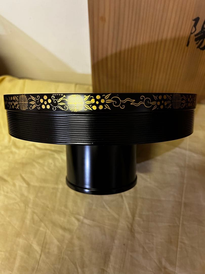 京都 平安 象彦「春陽」 高坏干菓子盆 菓子器 漆器 - メルカリ