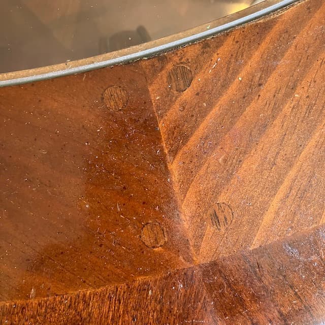 ヴィンテージ テーブル ちゃぶ台 木製 ミッドセンチュリー 北欧 ウッド ガラス