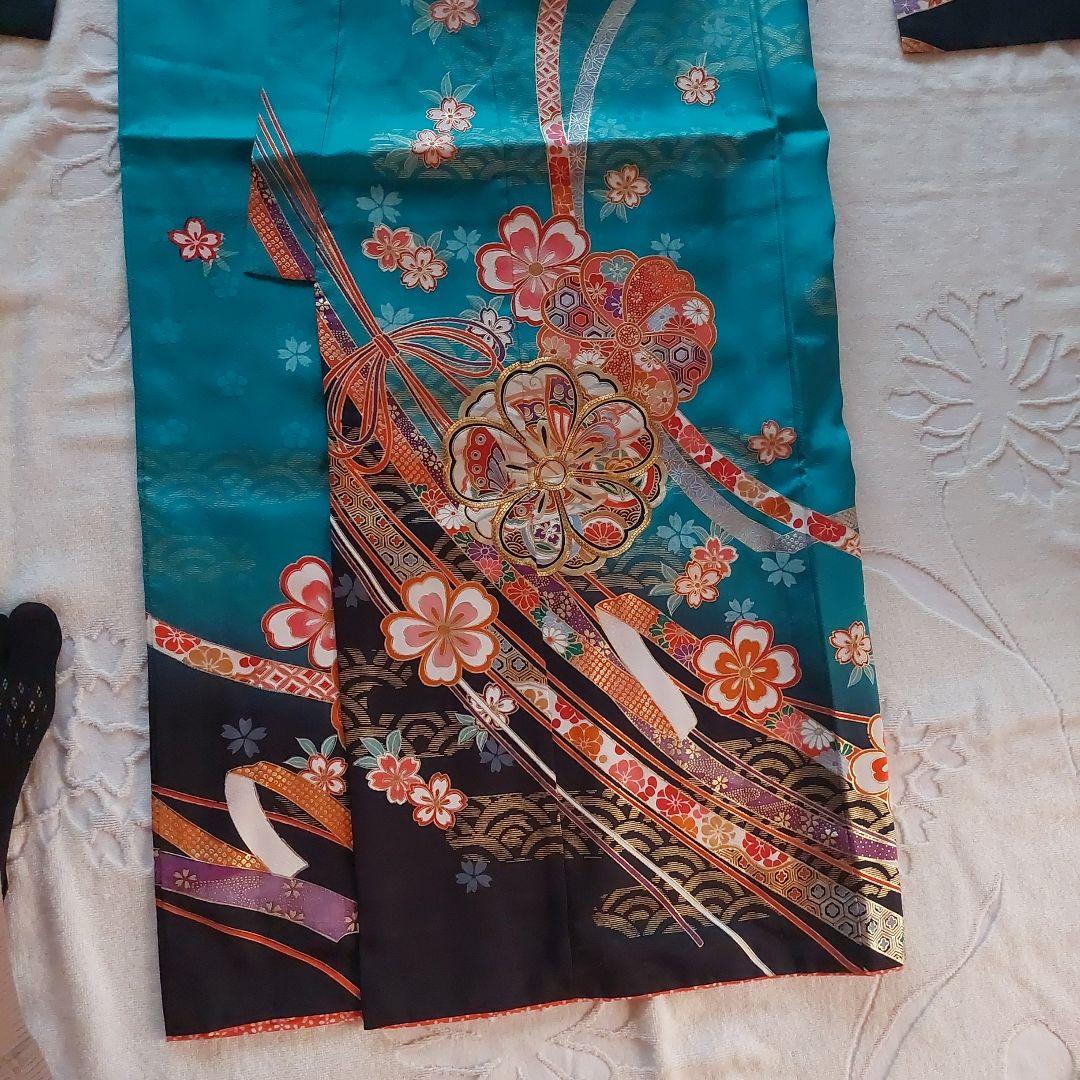 七五三用着物　帯　長襦袢　しごき付き　美品です。