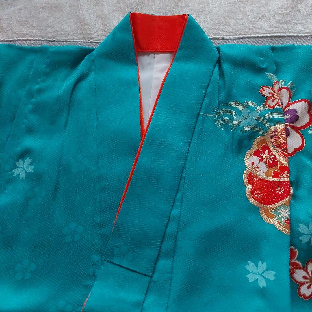 七五三用着物　帯　長襦袢　しごき付き　美品です。