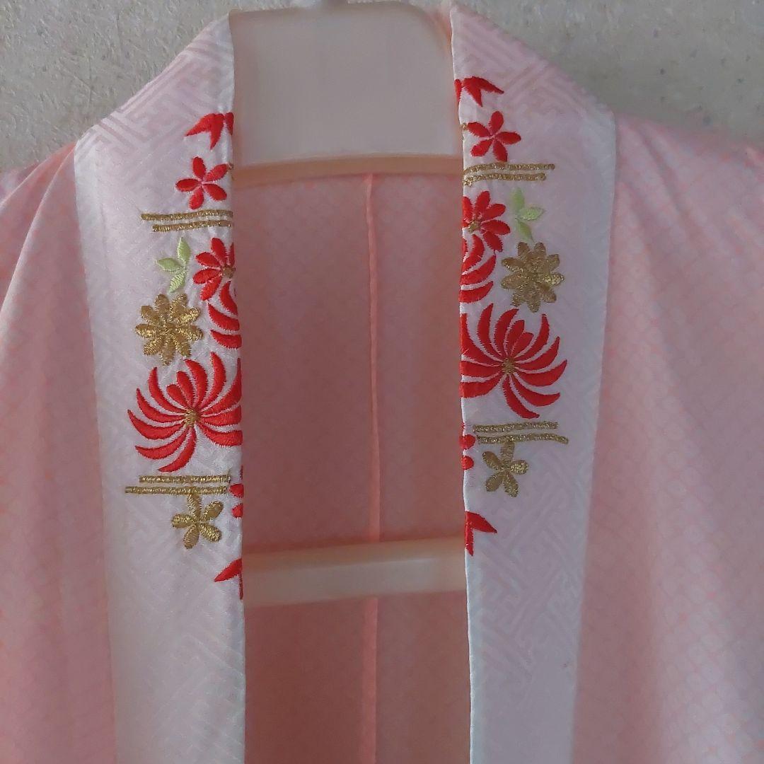 七五三用着物　帯　長襦袢　しごき付き　美品です。