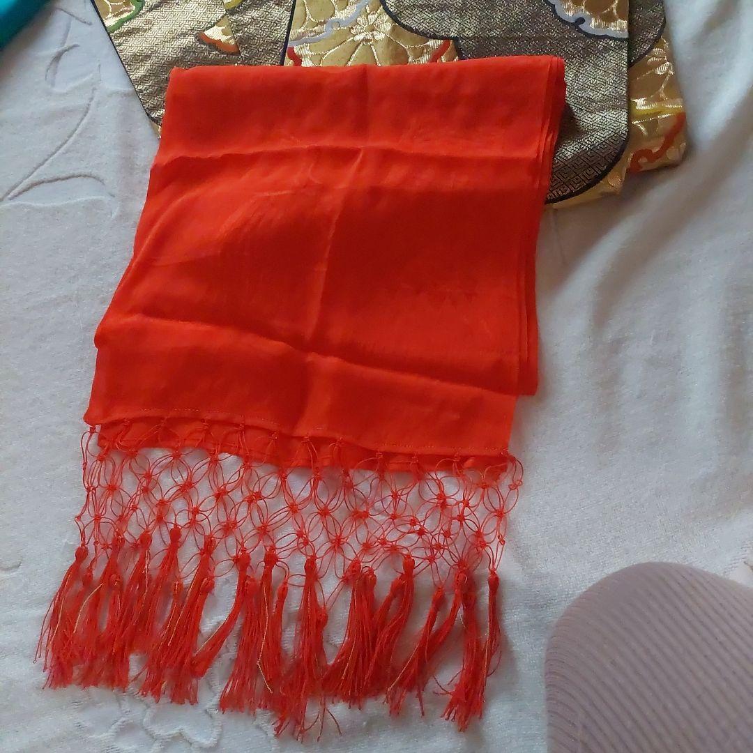 七五三用着物　帯　長襦袢　しごき付き　美品です。