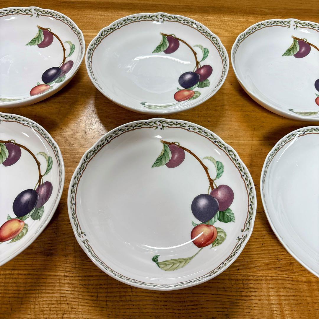 ノリタケ オーチャードガーデン　ディーププレート　パスタボウル　19.5cm