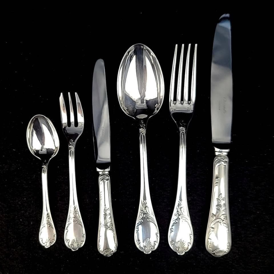 /美品/クリストフル　マルリー　カトラリー　36本　6客　箱つき　セット 2