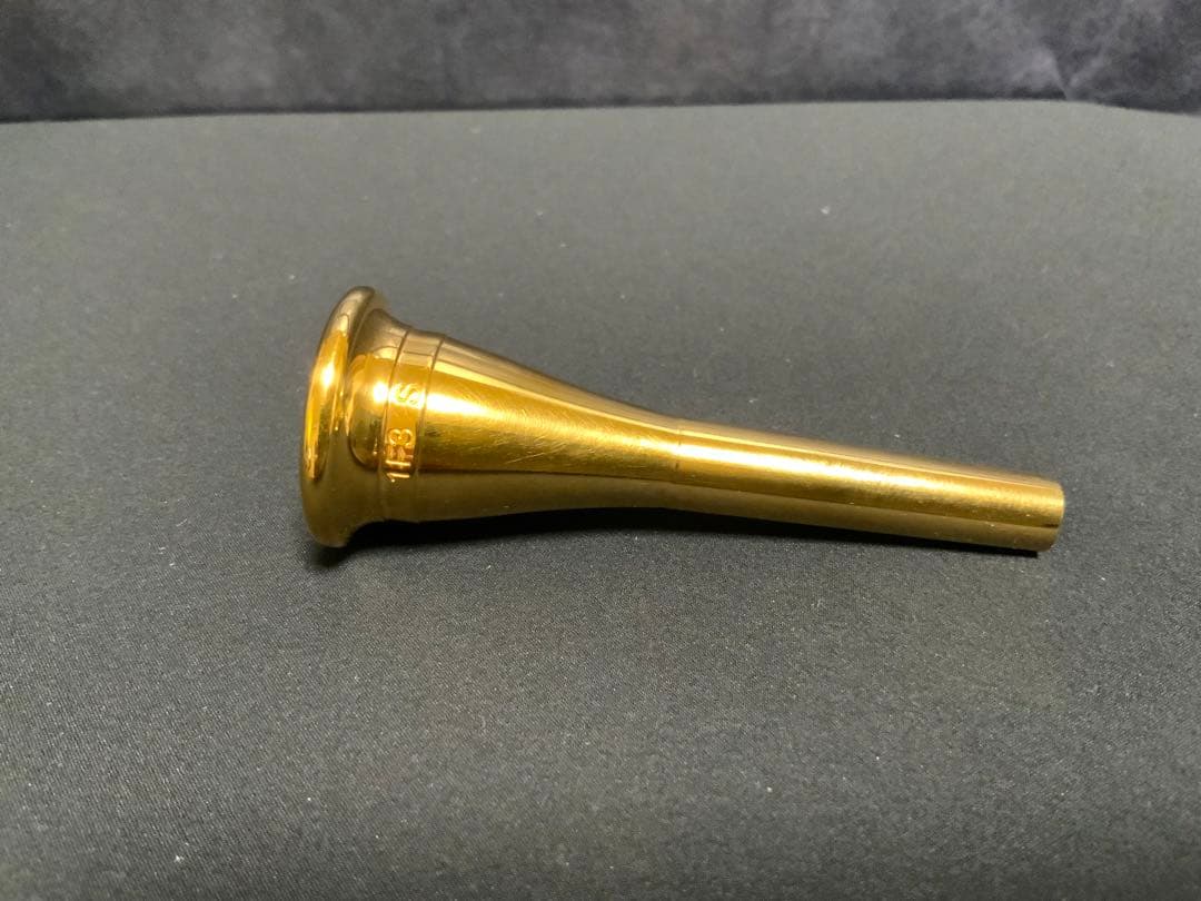 ホルン マウスピース【美品】ブレゼルマイヤー 1F3S金メッキ仕様