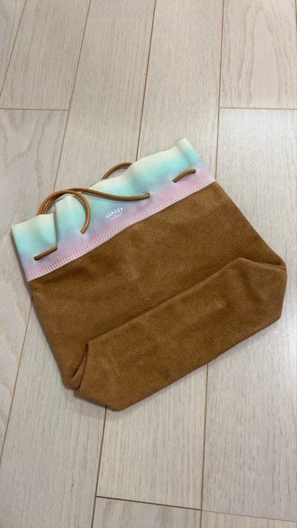 ayakawasaki アヤカワサキ 巾着バック グラデーション 新品未使用