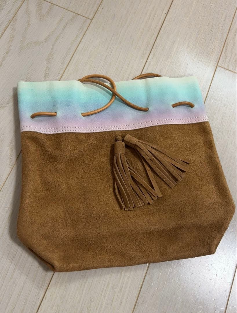 ayakawasaki アヤカワサキ 巾着バック グラデーション 新品未使用