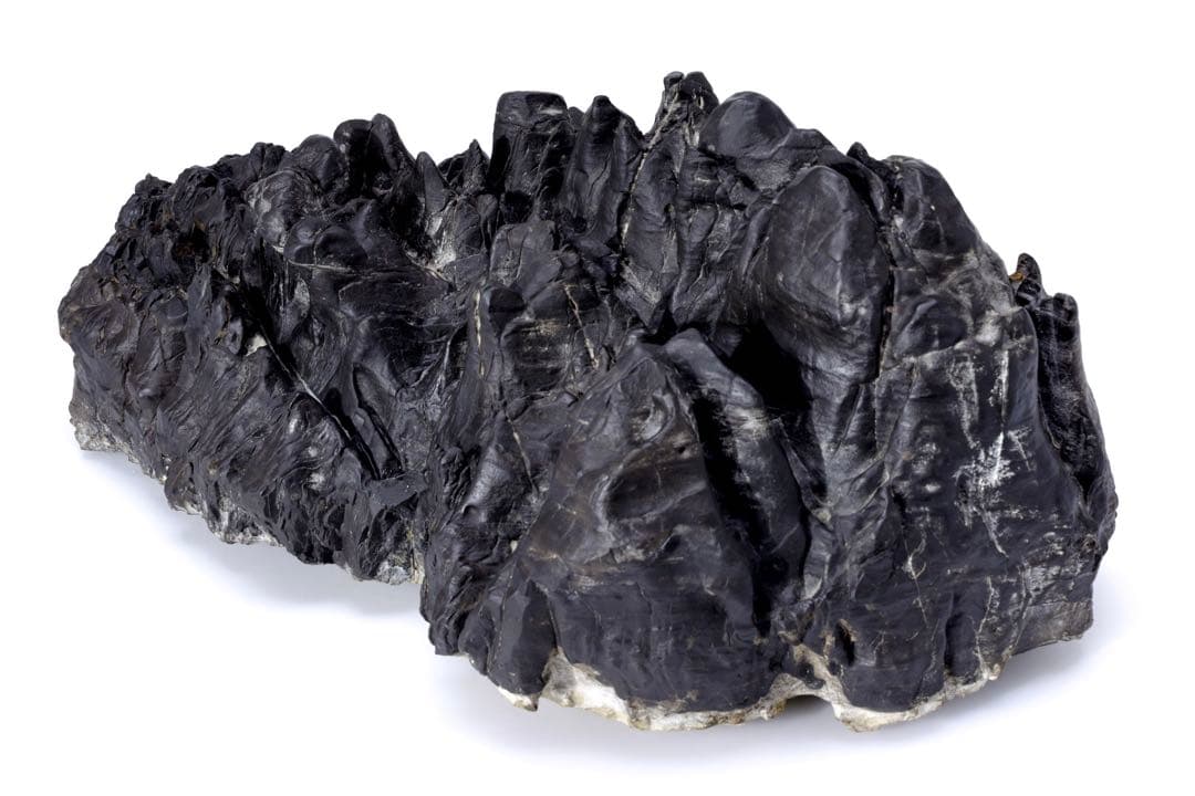 古谷石 遠山 連山 滝石 13.4kg 水石 鑑賞石 天然石 原石 盆石 静岳石