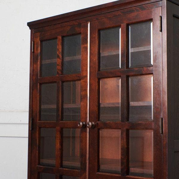 リキまる84955★北海道民芸家具 #113 本棚 飾り棚 食器棚 樺