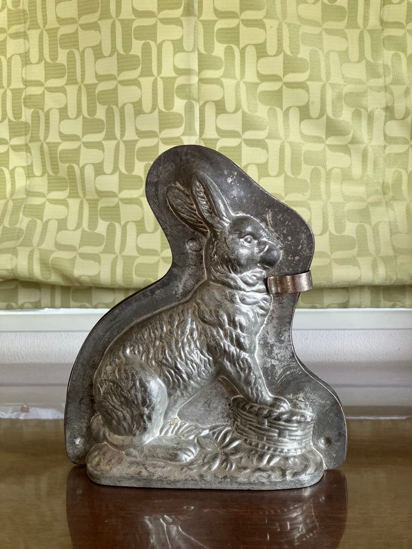 フランスアンティーク　ラビット　モールド　 ウサギ