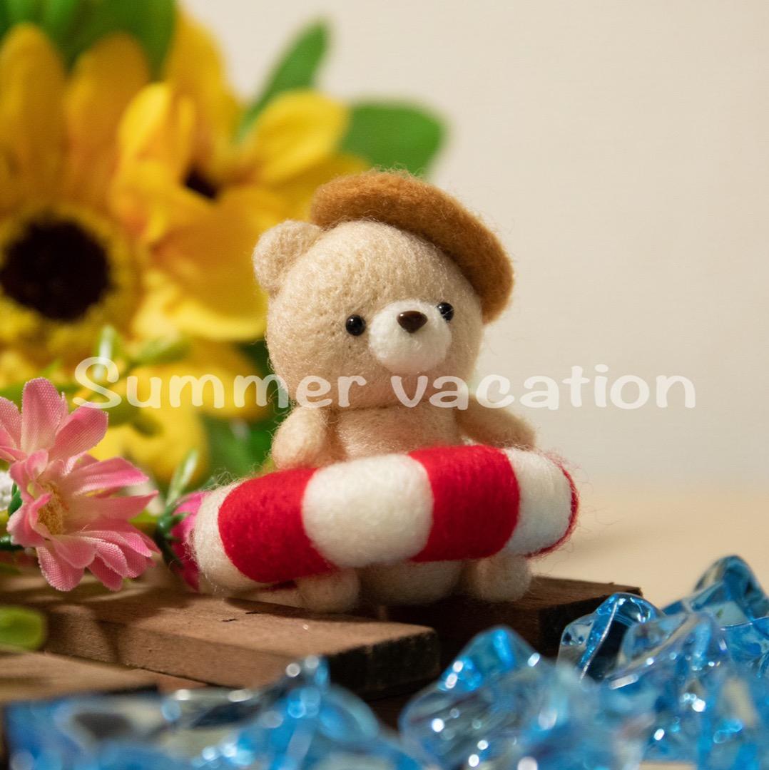 羊毛フェルト ガーランド 七夕 夏 父の日 ウエディング 誕生日 ギフト 飾り