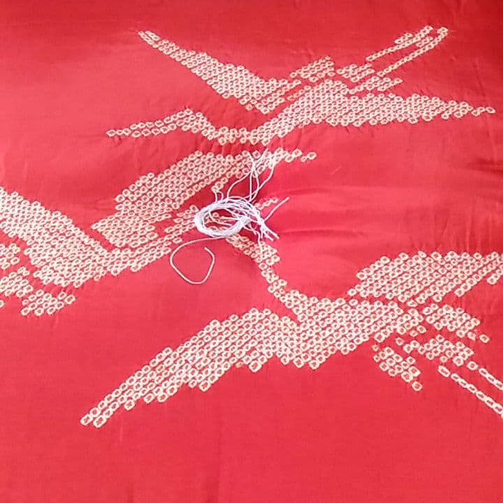 寿座布団 2枚セット（しぼり加工）