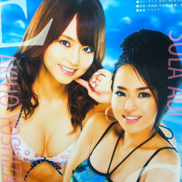 パチスロ 恵比寿マスカッツ 非売品 写真集カタログ 吉沢明歩 蒼井そら