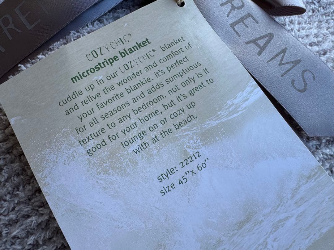 新品未使用 ベアフットドリームス ブランケット