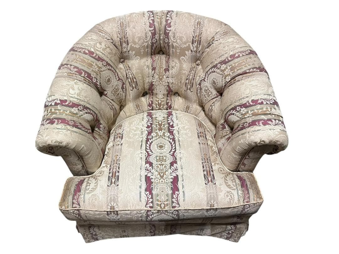 ②◇DREXEL ドレクセルヘリテイジ アップホルスタリー 1人掛けソファ