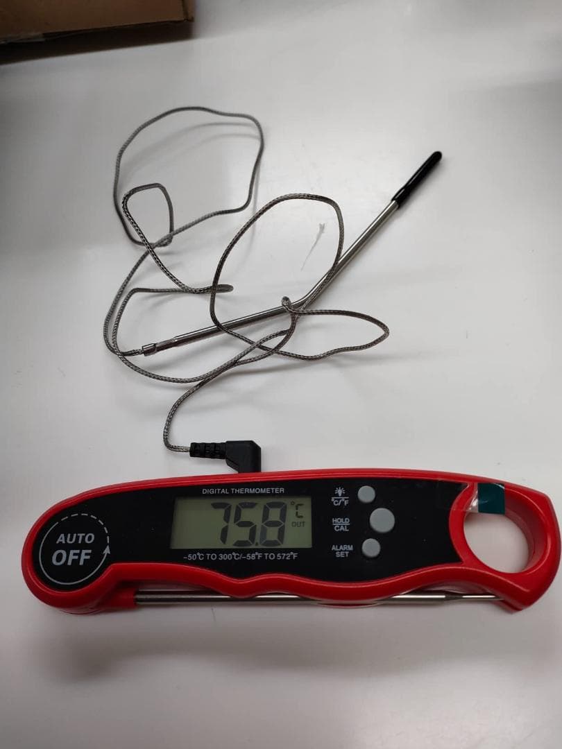 キッチン温度計 アラーム付き