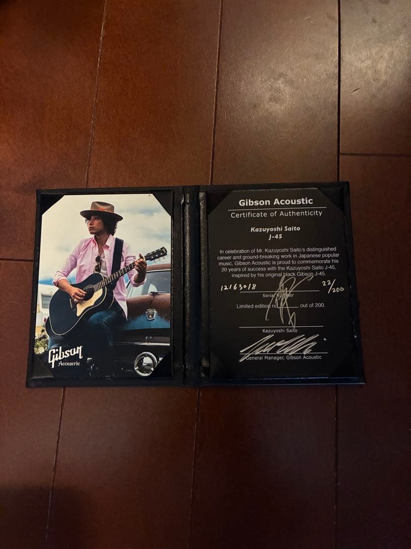 K*様 Gibson J-45 Kazuyoshi Saito トップ割れリペア - メルカリ
