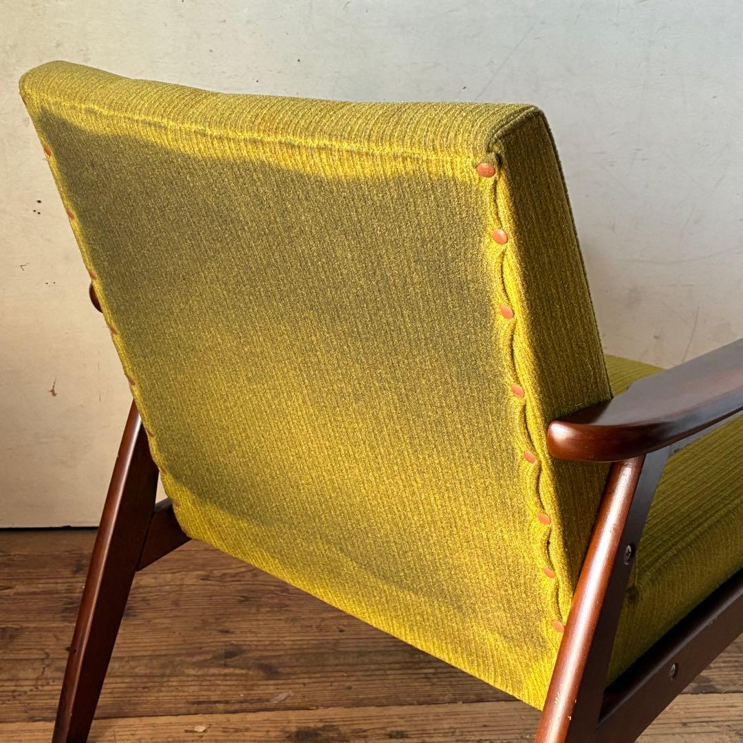 国産ヴィンテージ レトロ 1人掛けソファ ミッドセンチュリー ②