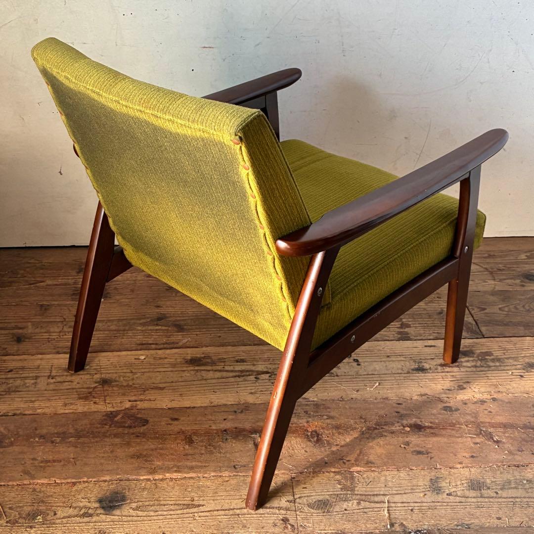 国産ヴィンテージ レトロ 1人掛けソファ ミッドセンチュリー ②