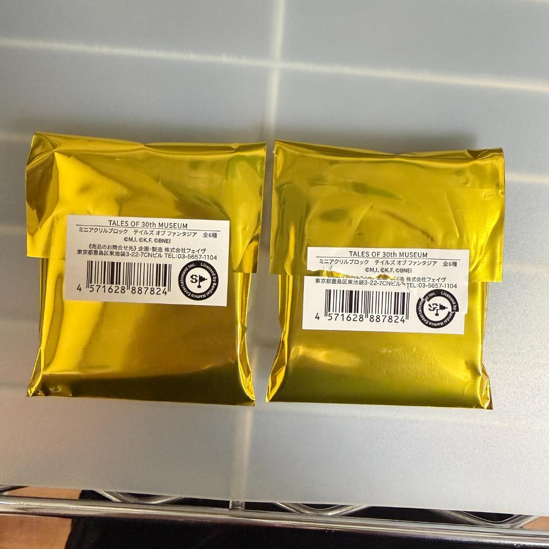 テイルズ 30周年 ミュージアム ミニアクリルブロック 2種 - メルカリ