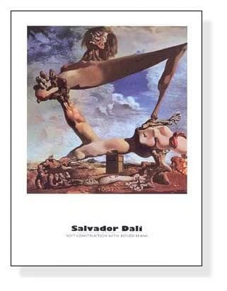 額装済/内乱の予感/サルバドール ダリ/アート/ポスター/インテリア