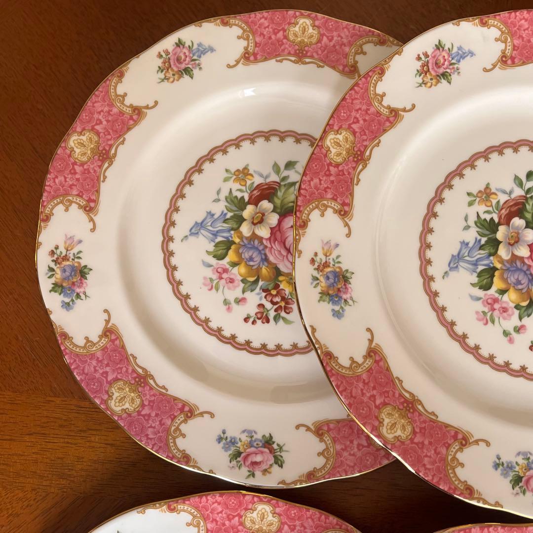 【美品】ロイヤルアルバート★レディカーライル★ディナー皿　6枚