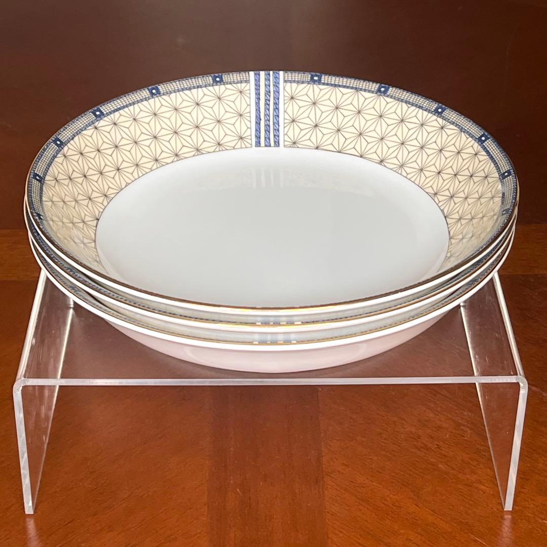 【美品】英国製　ウェッジウッド★サムライ★深皿　３枚