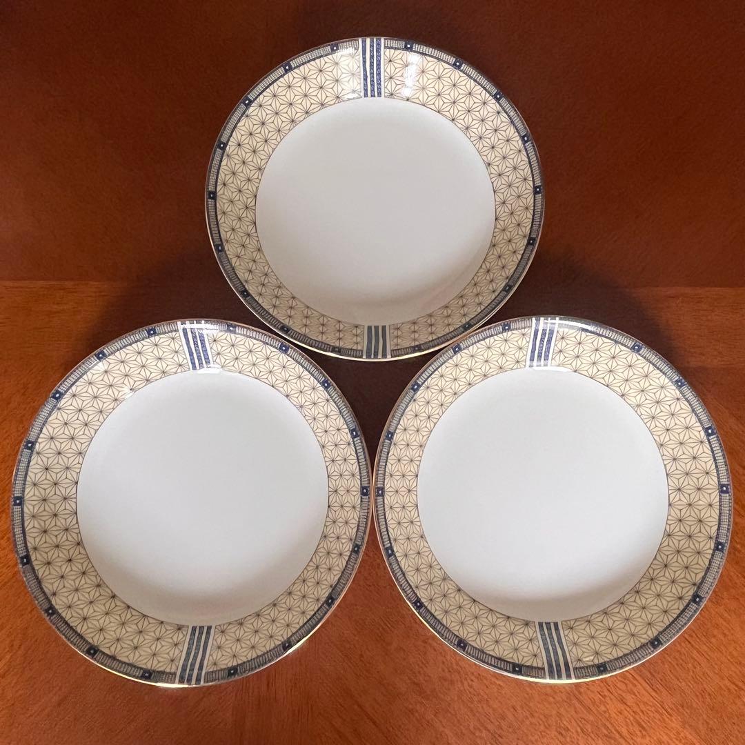 【美品】英国製　ウェッジウッド★サムライ★深皿　３枚