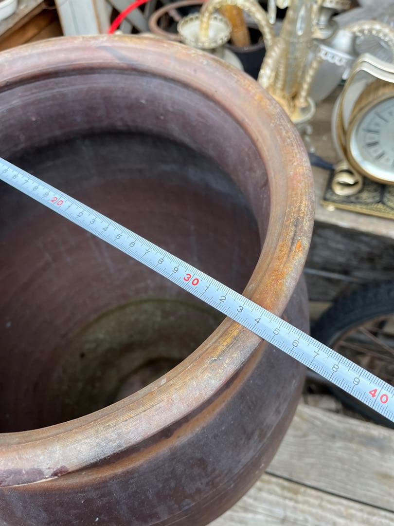 古備前大壺、古備前瓶、瓶、江戸時代、安政、備前焼大きな瓶、傘立て、花瓶、