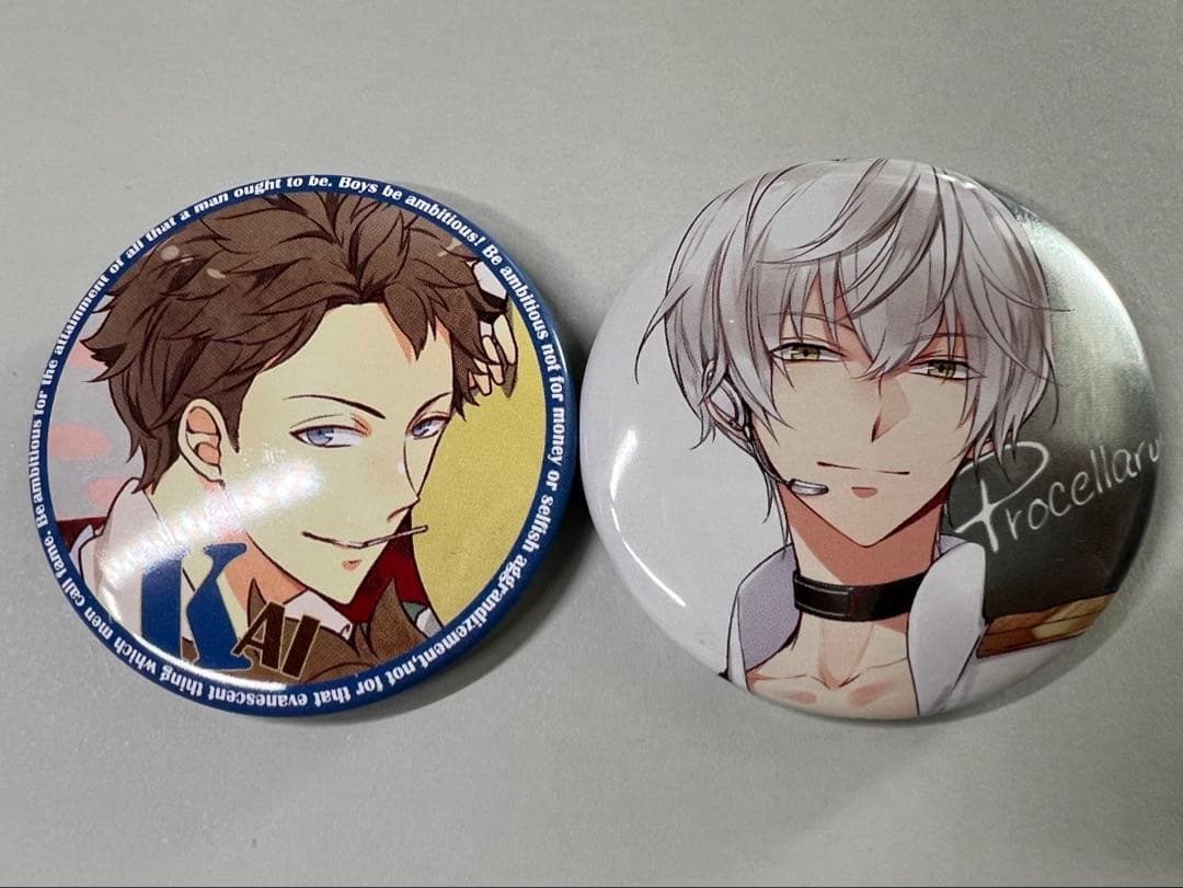 ツキウタ。 霜月隼 文月海 缶バッジセット Procellarum プロセラ