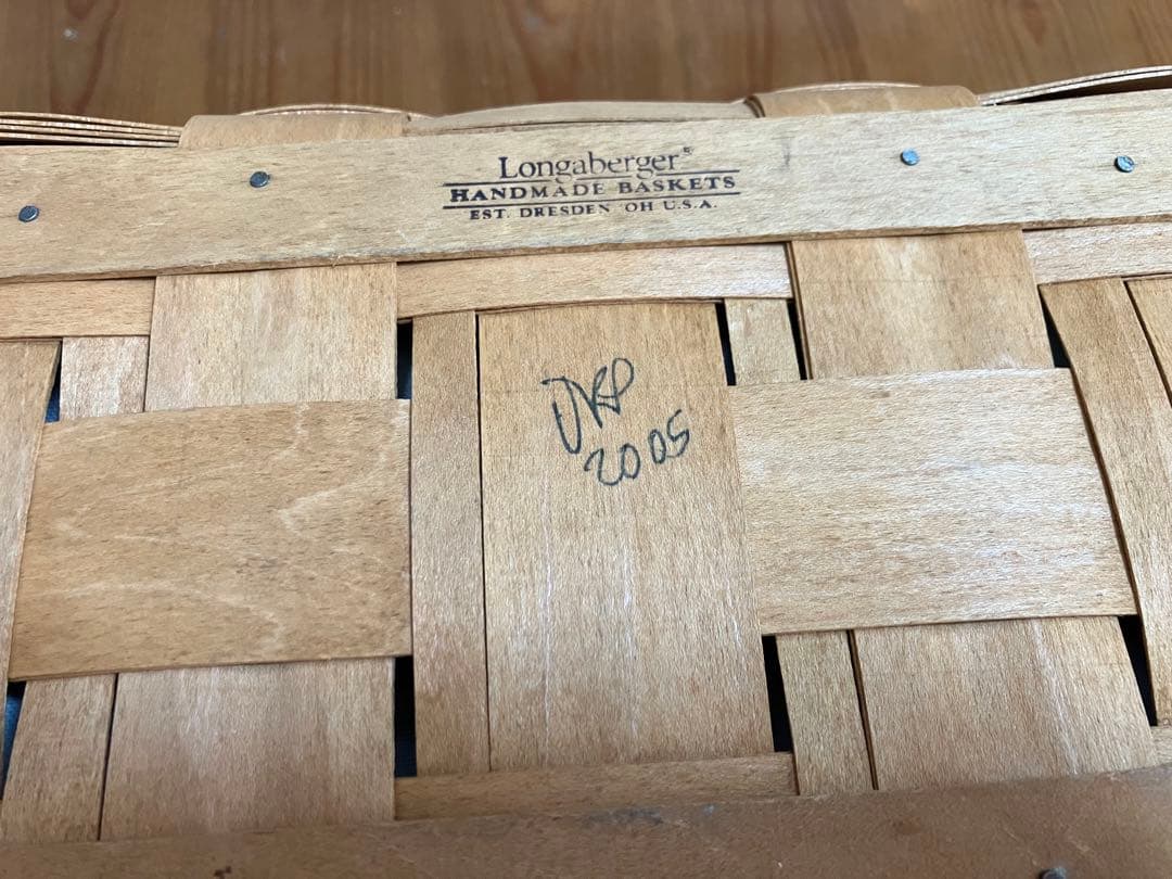 ロンガバーガー ピクニック ケーキ バスケット ボタニカル柄 - メルカリ