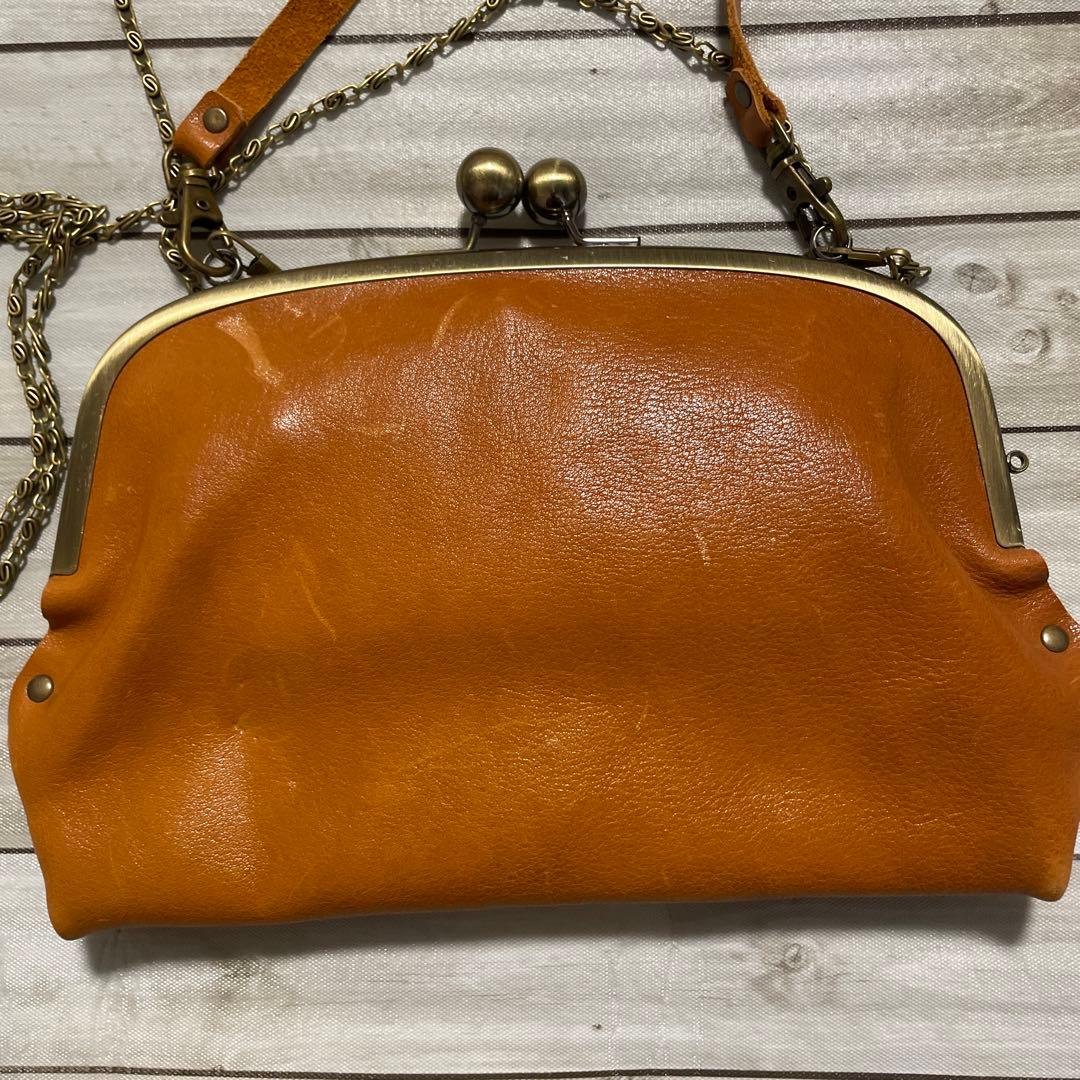 がま口 ポーチ ショルダー