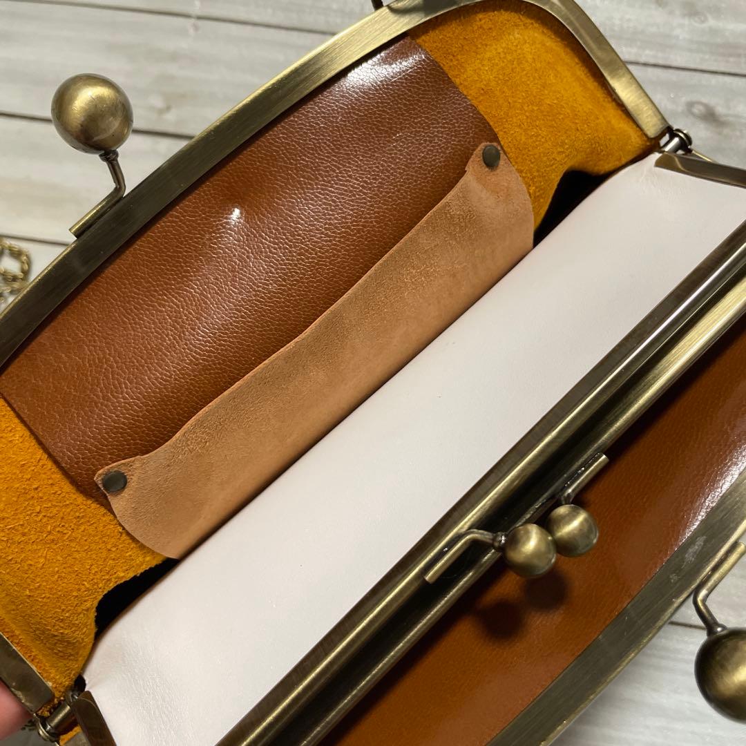 がま口 ポーチ ショルダー