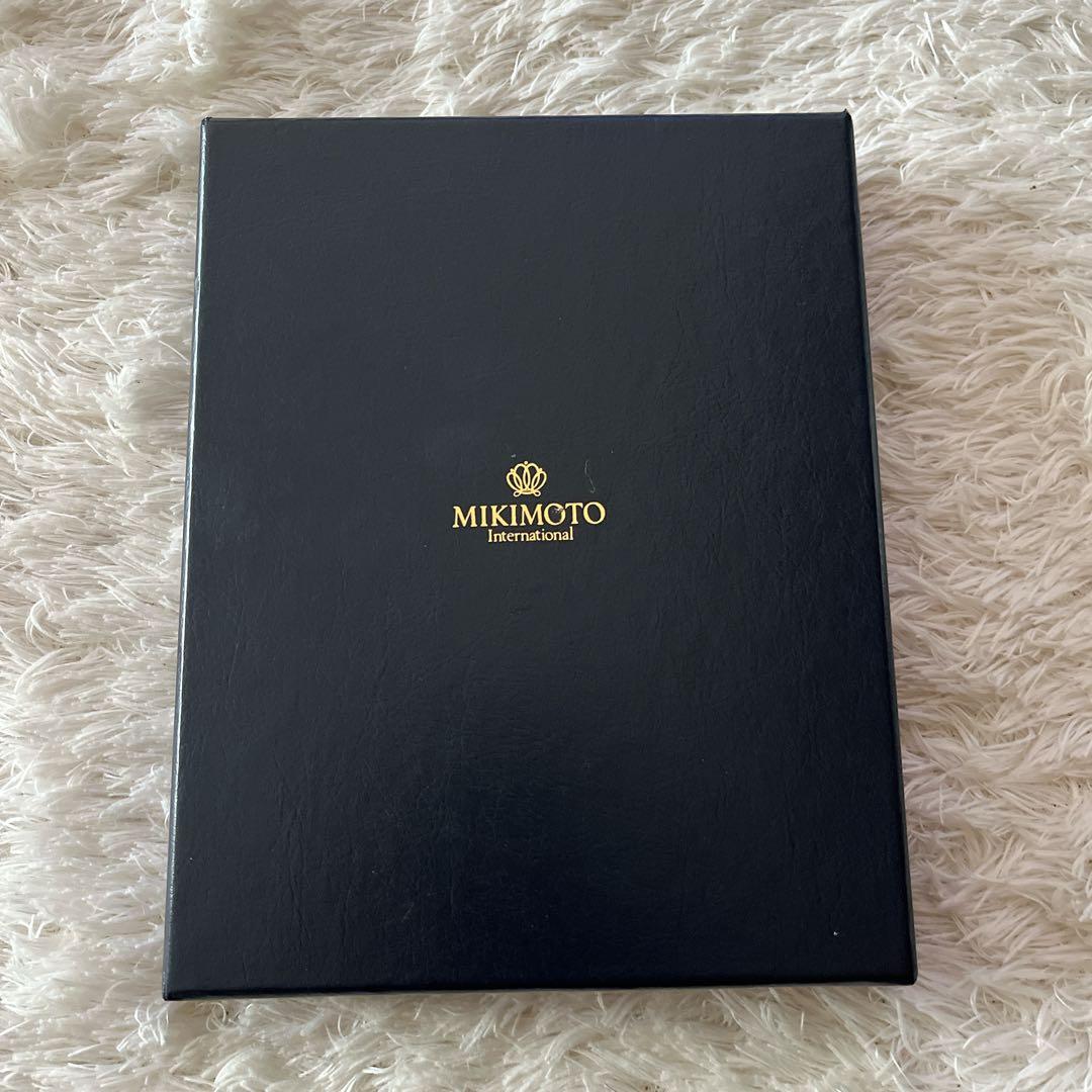 未使用】パール 2粒 クリスタルラッカー フォトフレーム オールド ミキモト