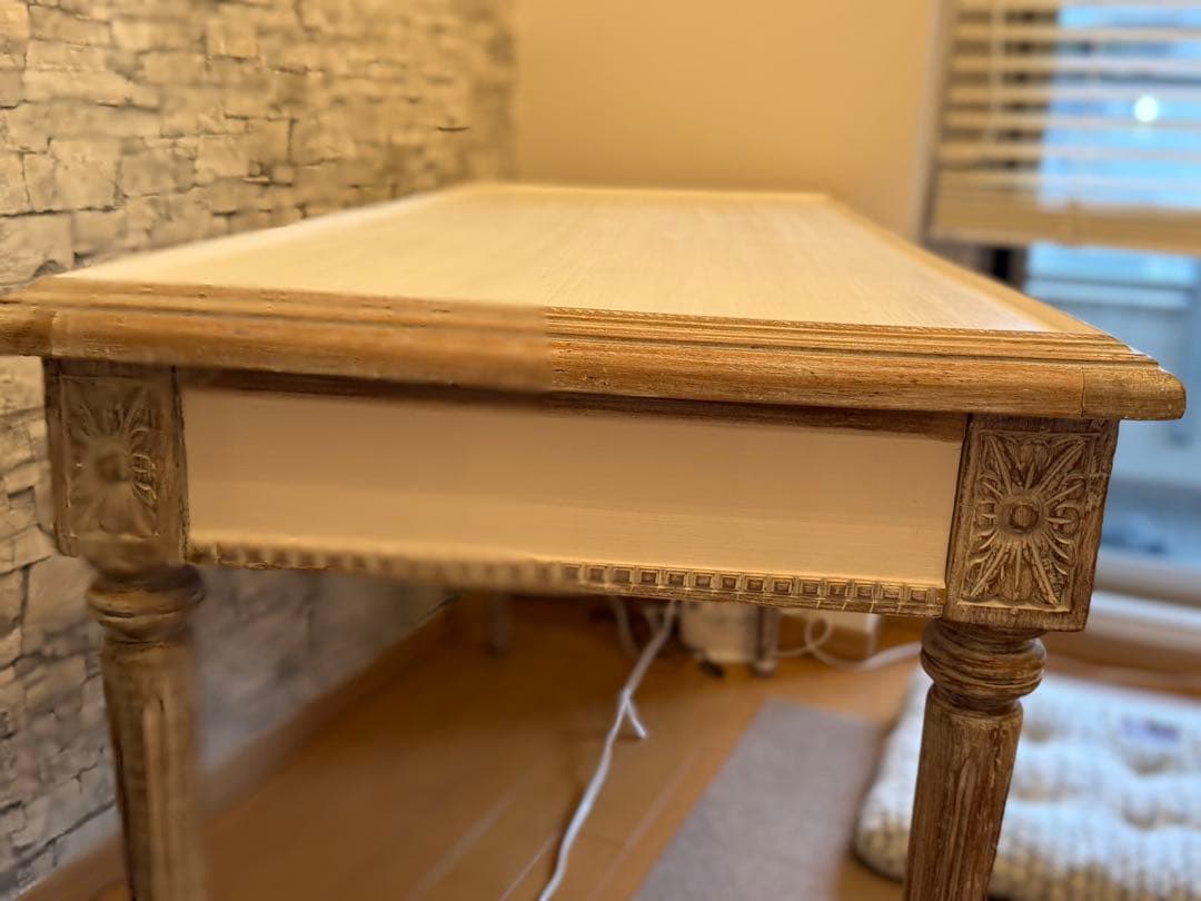 ブランディボワールBLANC D'IVOIREビューローVENISEデスク - メルカリ