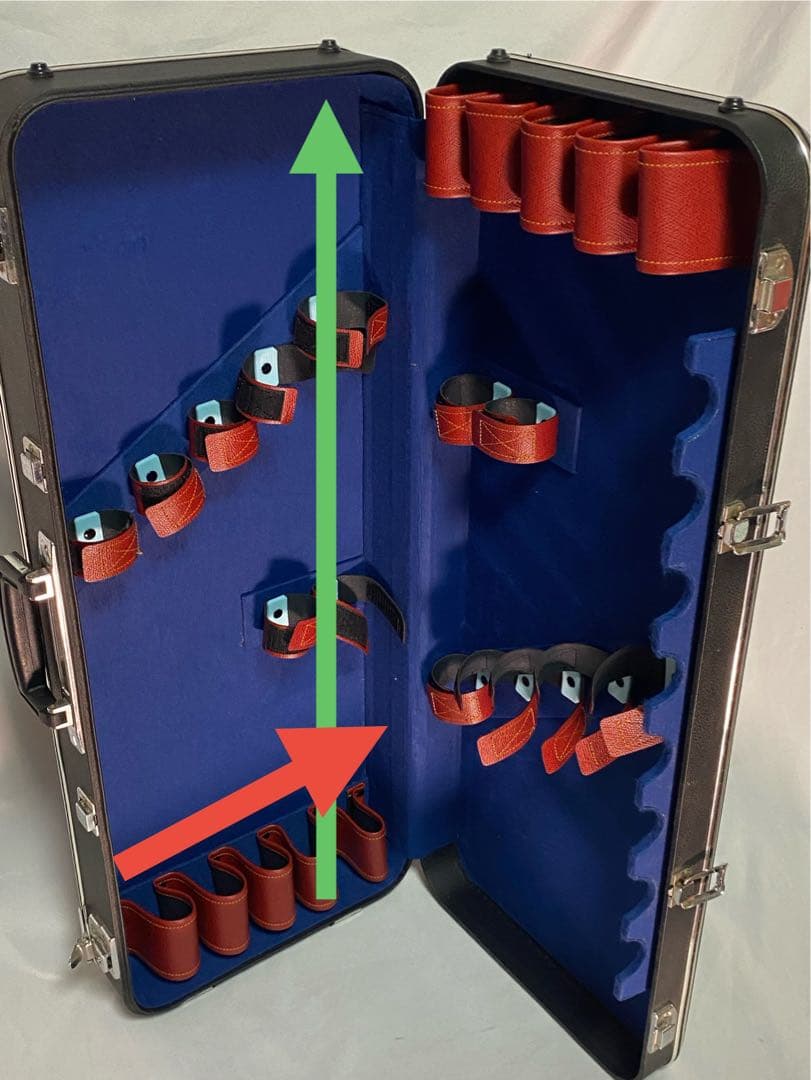 2549❣️ 尺八専用　ハードケース　10本 収納