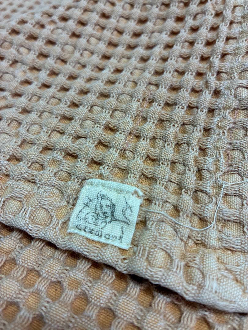 美管理spa 黄土色ブランケット 大判サイズ160×220cm