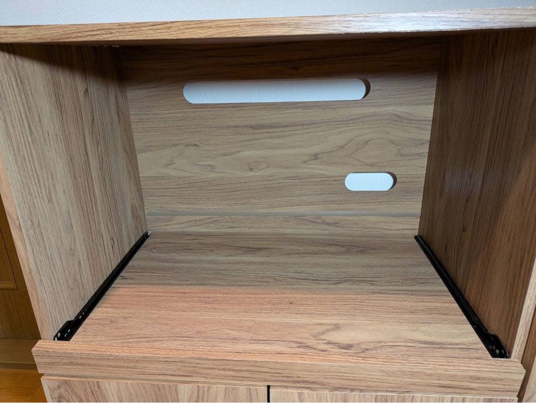 ■送料込■VENTOTA ラタンロータイプキッチンカウンターキッチン収納棚 木製