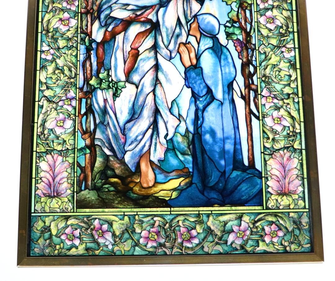 アーリントンストリート教会 大型 ヴィンテージ ステンドグラス マリアへの告知